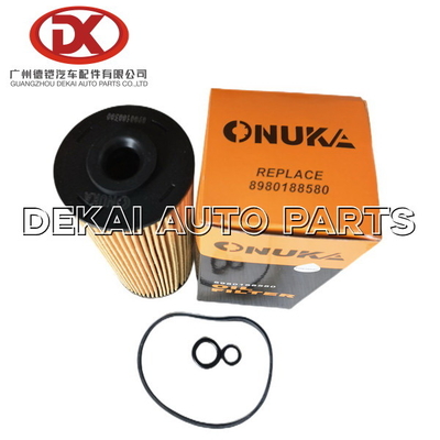 8980188580 partes genuínas 8 do filtro de óleo do motor de NKR NPR 4JJ1 98018858 0
