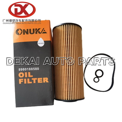 8980188580 partes genuínas 8 do filtro de óleo do motor de NKR NPR 4JJ1 98018858 0
