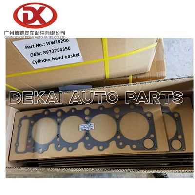 8 97375435 0 Peças de reposição Isuzu Junta do cabeçote 8973754350 4HK1