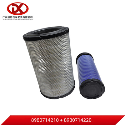 Filtro de ar 8980714210 8 98071421 0 Peças para motores de camiões ISUZU 4HK1 6HH1