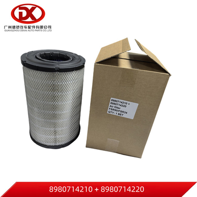 Filtro de ar 8980714210 8 98071421 0 Peças para motores de camiões ISUZU 4HK1 6HH1