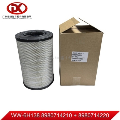 Filtro de ar 8980714210 Peças para motores de camiões ISUZU 4HK1 6HH1 8980714220