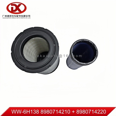 Filtro de ar 8980714210 Peças para motores de camiões ISUZU 4HK1 6HH1 8980714220