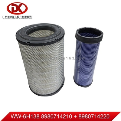 Filtro de ar 8980714210 Peças para motores de camiões ISUZU 4HK1 6HH1 8980714220