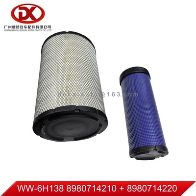 Filtro de ar 8980714210 Peças para motores de camiões ISUZU 4HK1 6HH1 8980714220