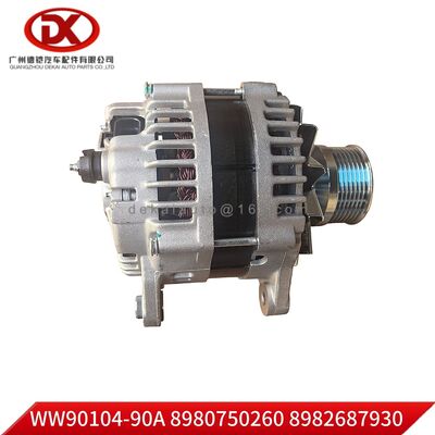 Alternador 24V 80A 8980750260 8982687930 8 98075026 0 8 98268793 0 para ISUZU 700P 4HK1 Peças para camiões