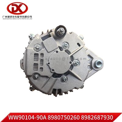 Alternador 24V 80A 8980750260 8982687930 8 98075026 0 8 98268793 0 para ISUZU 700P 4HK1 Peças para camiões