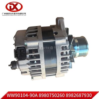 Alternador 24V 80A 8980750260 8982687930 8 98075026 0 8 98268793 0 para ISUZU 700P 4HK1 Peças para camiões