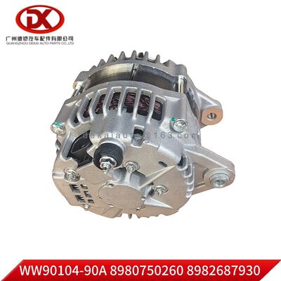 Alternador 24V 80A 8980750260 8982687930 8 98075026 0 8 98268793 0 para ISUZU 700P 4HK1 Peças para camiões