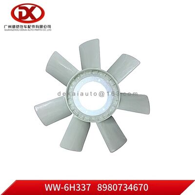 Lâmina de ventilador 8980734670 8 98073467 0 para ISUZU FVZ34 G3 6HK1-TC Peças de camião
