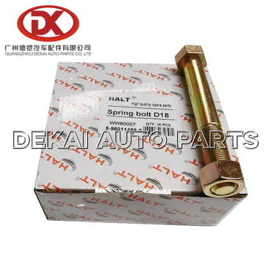 Caminhão ISUZU Chassis Parts Spring Bolt 8980114880 de NHR NKR 8-97056420-0